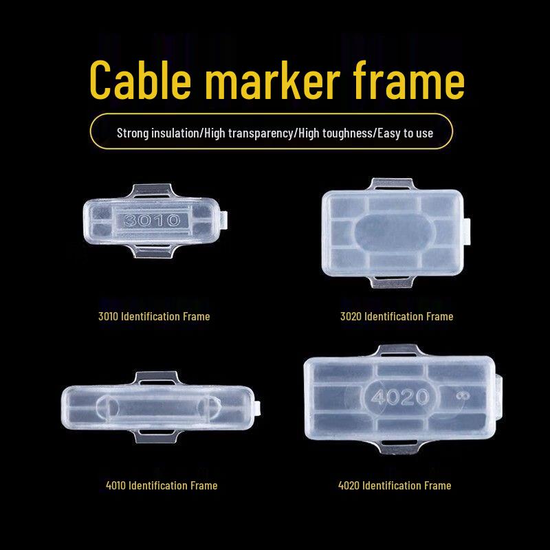 Waterproof Transparent Cable ID Tags