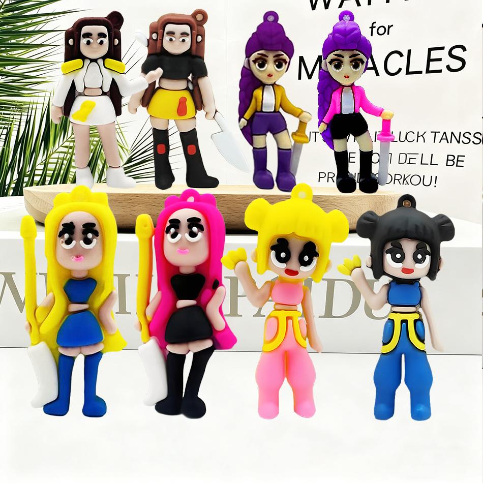 kawayi Kpop Demon Hunting 24pcs PVC Advent Christmas Calendar Surprise Blind Boxes For Halloween Mystery Box Gifts Toys