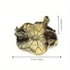 Retro Brass Goldfish Lotus Leaf Miniature Statue Home Decoration Incense Stick Brass Sculpture Office Desk Decoration