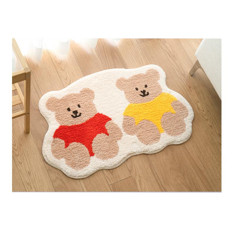 

VIKAMA Children s Cartoon Carpet Living Room Bedroom Decoration Plush Bathroom Door Mat Soft And Comfortable Bed Blanket 40x60cm 16x24inch
