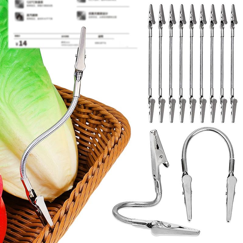 1/5/10 Pack Multi-Purpose Alligator Clip Double-Ended Hose Diy Memo Card Photo Picture Note Clip Office Accessories