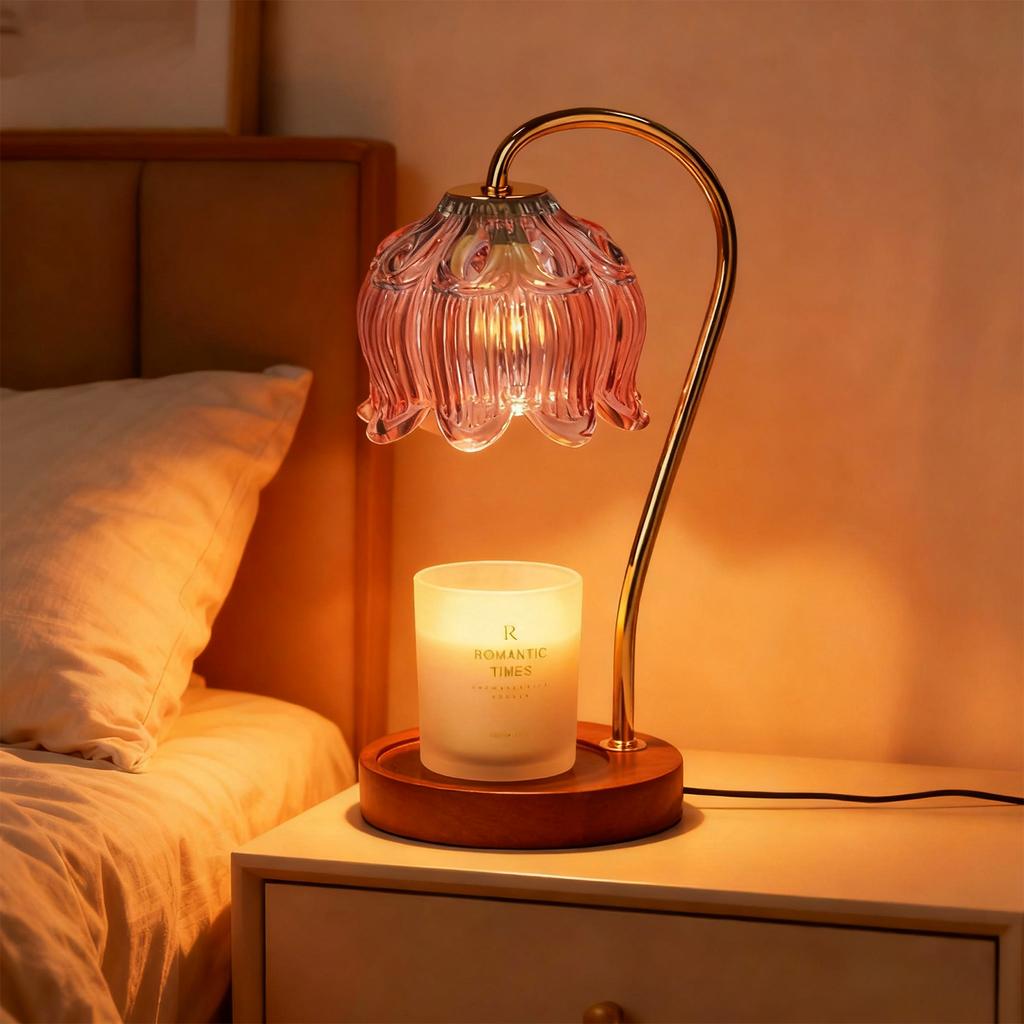 Lampă Romanticaromatherapy pentru Topit Ceară Lampă pentru Topit Lumânări Dormitor Lampă pentru Topit Ceară Poate Fi Temporizată Dimare Lampă Aromaterapie Parfum Cadou de Ziua de Naștere