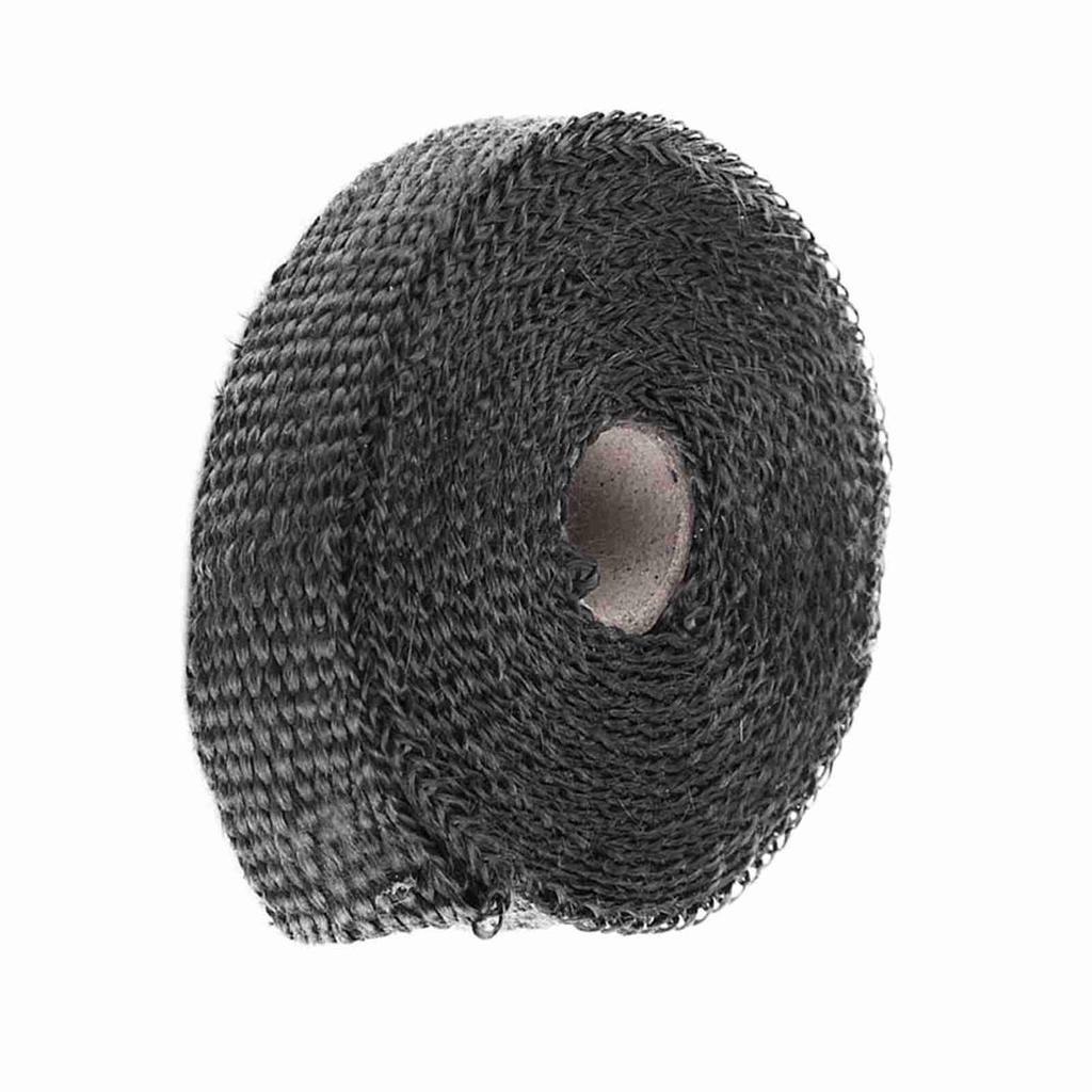 5m Auto Isolierband Auspuff Hitzeschutzband mit 4 Edelstahl Kabelbindern