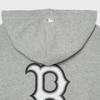 MLB Sweatshirts Unisex Gray Hooded Moderate Cardigan 3ATRB0231-43MGS