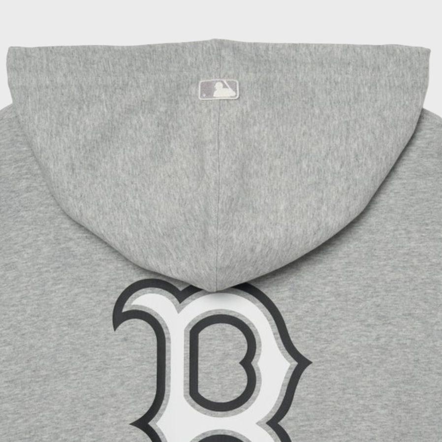 MLB Sweatshirts Unisex Gray Hooded Moderate Cardigan 3ATRB0231-43MGS