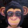 Christmas mask, April Fool's Day mask, headgear mask  Orangutan Monkey Mask