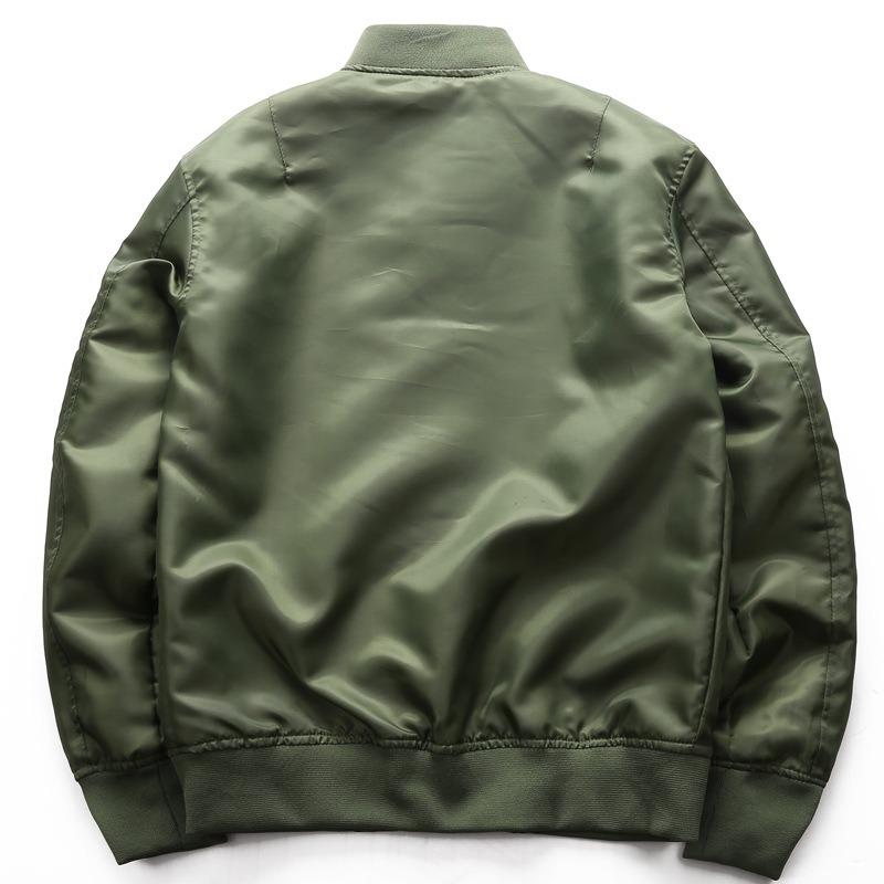 Spring and Autumn Stand-Up Collar Jacket Men's Air Force One MA-1 Pilot Men's Jacket