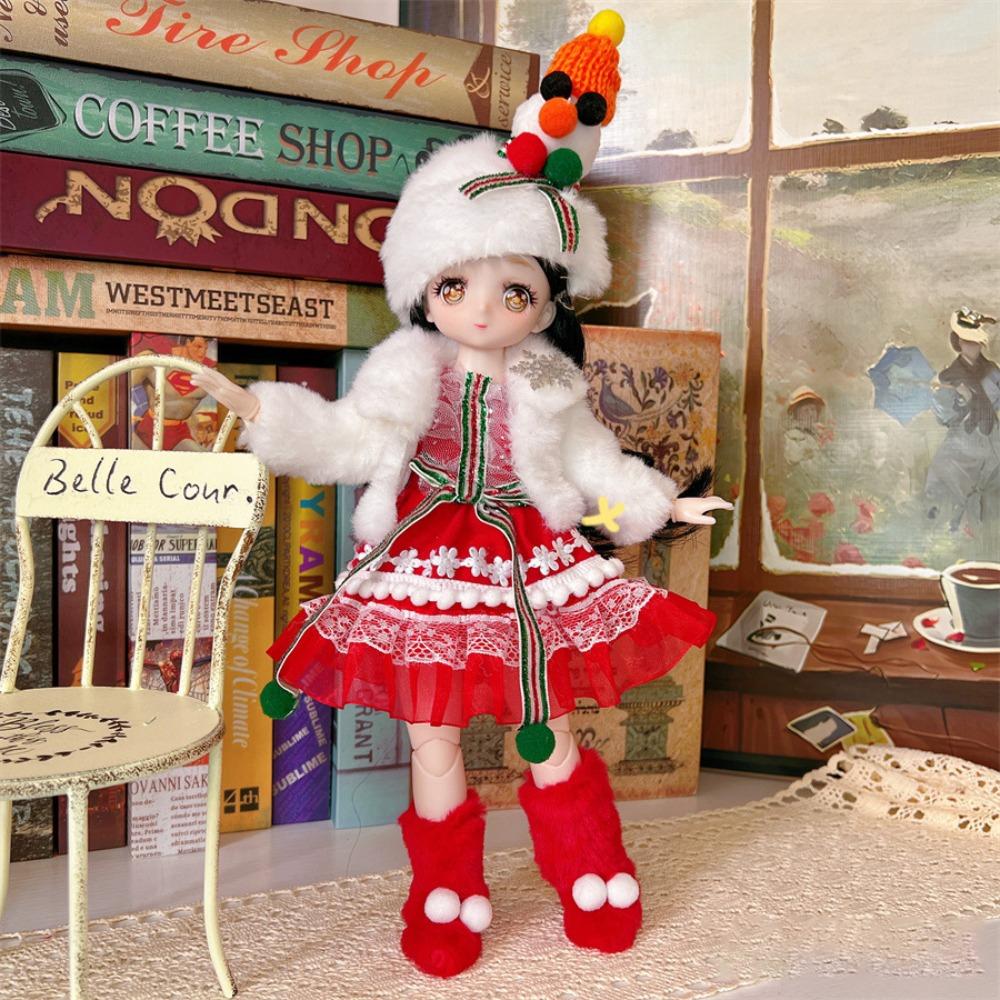 Muñeca BJD Bonita de 30 cm 1/6 Muñecas SD Muñeca Articulada Juguetes DIY con Ropa Atuendo Zapatos Peluca Cabello Maquillaje para Niñas Niños Niños