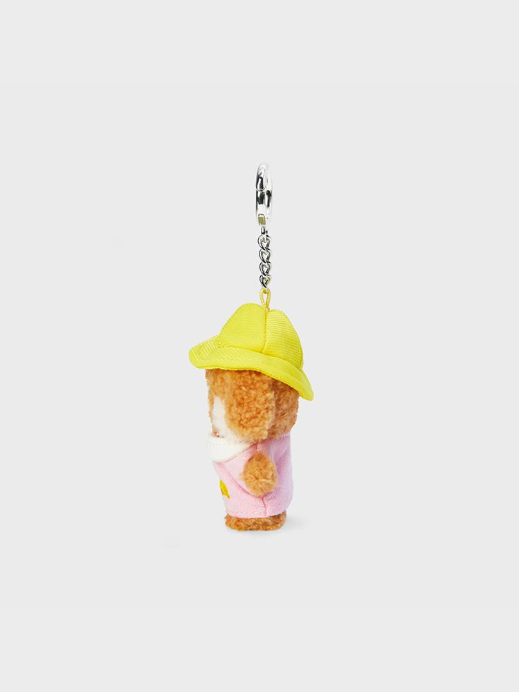Line Friends Mini Minini School Jjokoni Plush Keychain