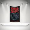 M-Morbids Angel Flag Rock Music Band Banner HD Printing Tapestry Exhibition, Music Band Fans, Garage Decor