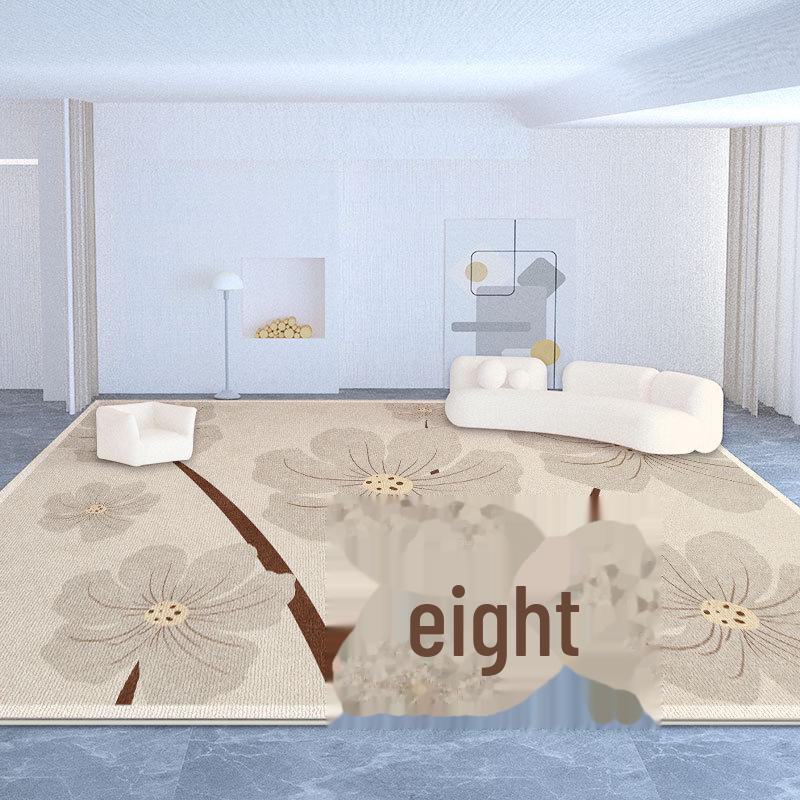 

2024 Водонепроницаемый кремовый бархатный ковер Loop для гостиной, спальни и прикроватной тумбы 80*120 cm