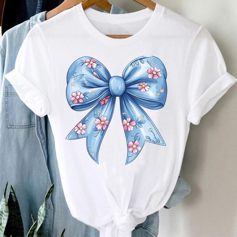 (Asian Size) T Shirt trend lovely cute Fashion Women Tee Clothing Casual Lady Female Top spring summer Printed Graphic Short Sleeve T-shirts