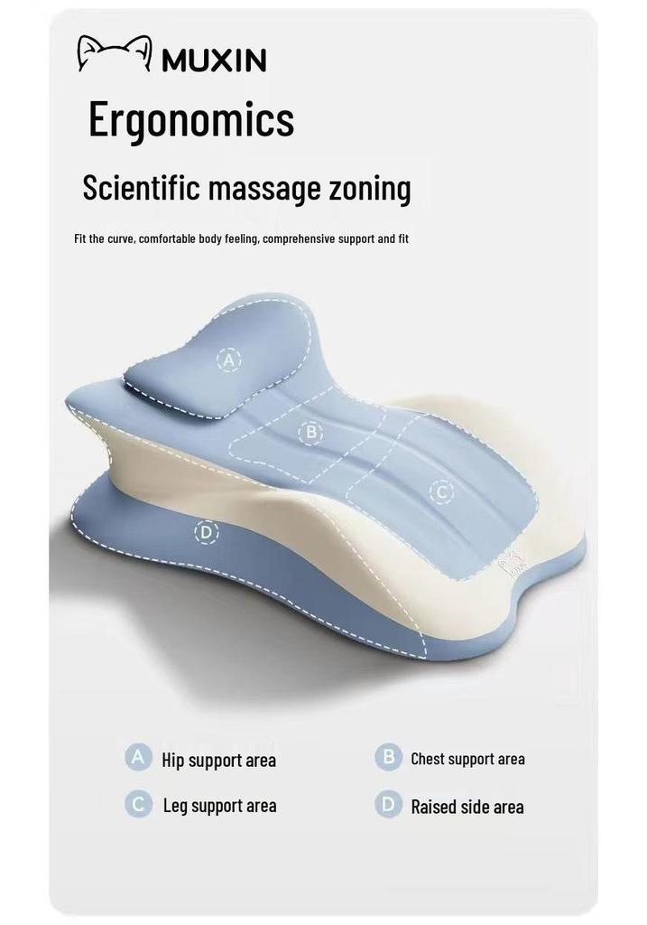Multifunktionale Bauchschlaf-Kissen für Seiten- und Bauchschläfer - Ideal zum Spielen, Lesen und für Komfort am Bett