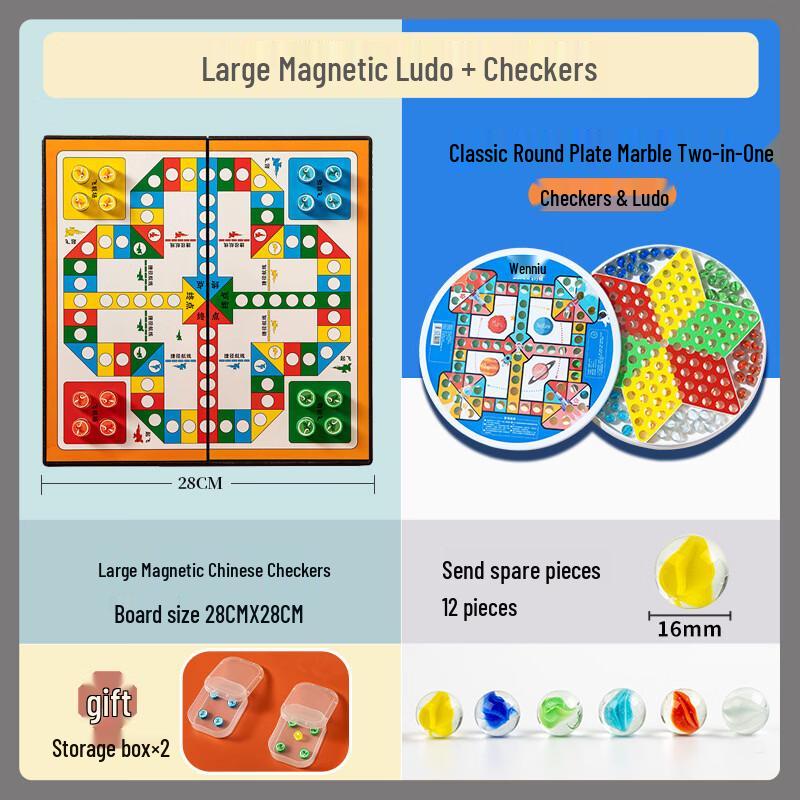 Kids Large Chinese Checkers Game Set