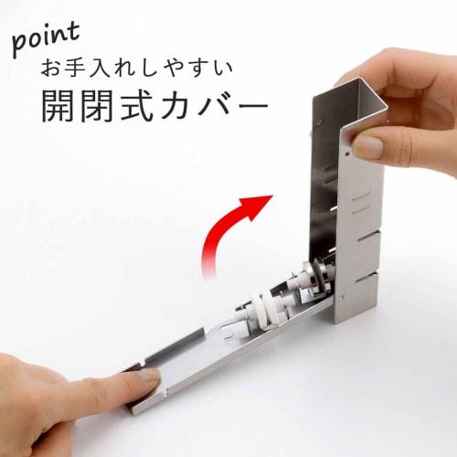 Shimomura Kikaku Knife sharpening double sharpener [Made in Japan] 2 types of whetstones that bring back sharpness Diamond ceramic Non-slip Compact St