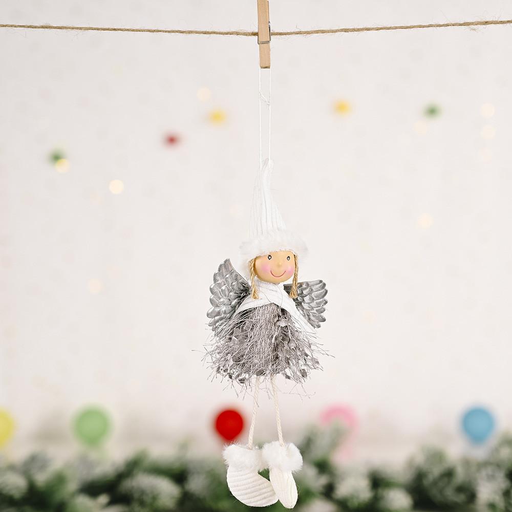 

Premium Quality Christmas Ornament With Soft And Colorful Angel Wings For Holiday Cheer