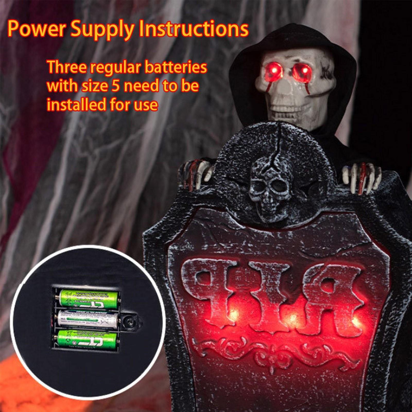 Украшение надгробия на Хэллоуин — фото 5