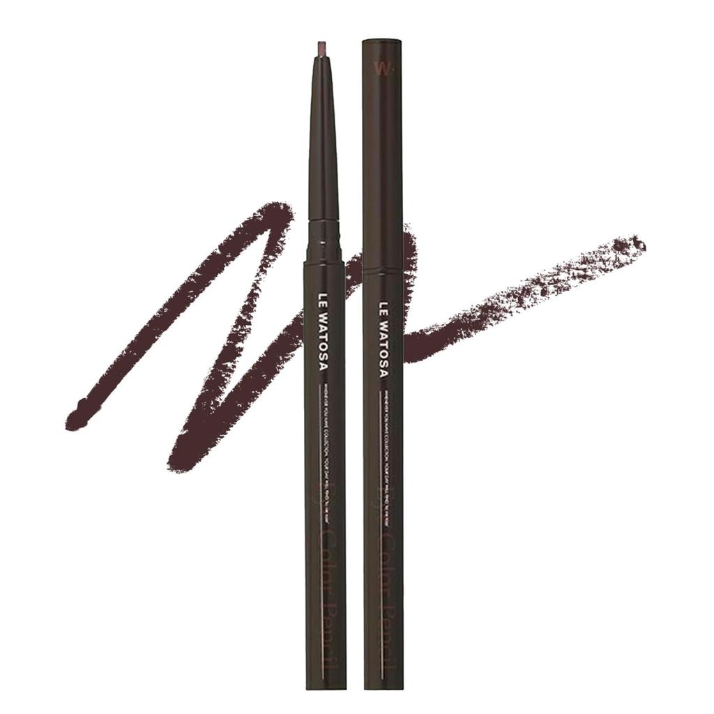 Crayon Couleur Yeux Marron Chocolat LE WATOSA Eyeliner Type Crayon Ne coule pas Ingrédients Hydratants Très Adhérent Ne bave pas Crème