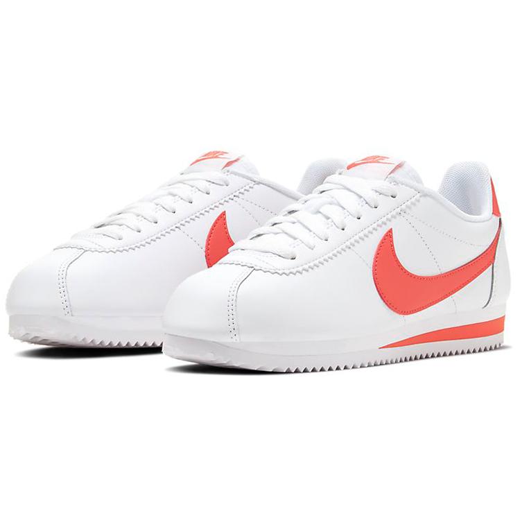 Nike Classic Cortez Leather White Pink Women's 807471-115