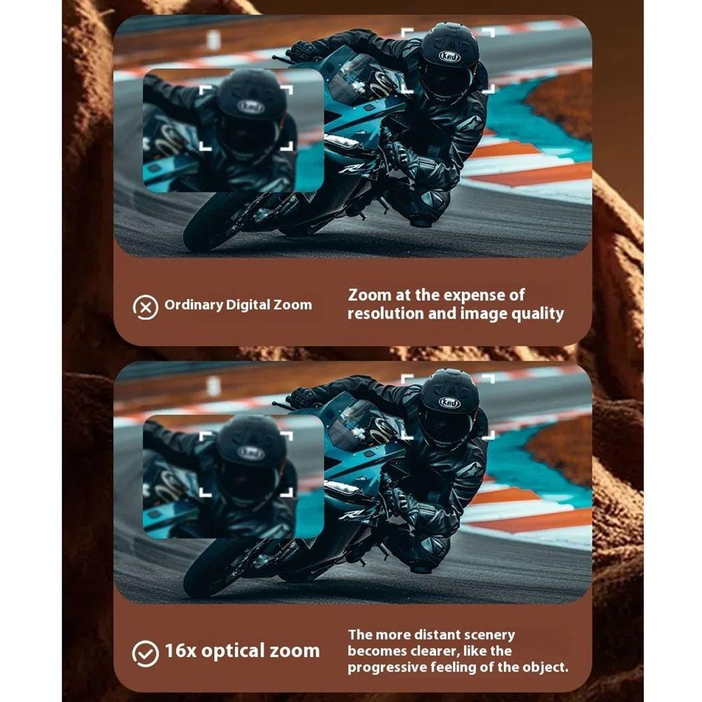 Autofocus Entry-Level CCD Camera 16x Zoom 64MP Photography Video Camcorder  Beginners