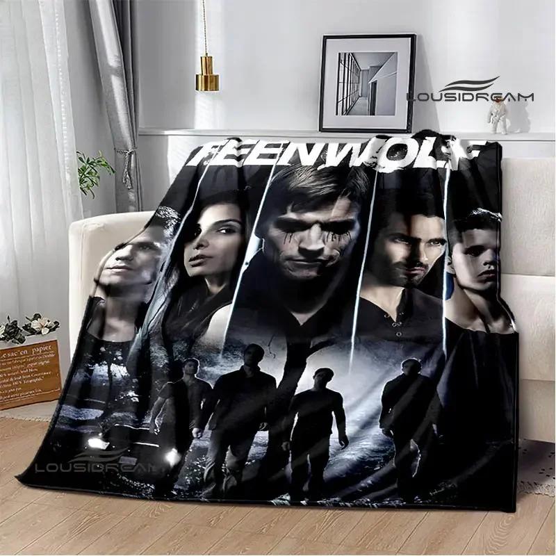 Movie Teen Wolf printed BlanketS Picnic blanket Warm blanket Soft and comfortable Home travel blanket bed linings birthday gift