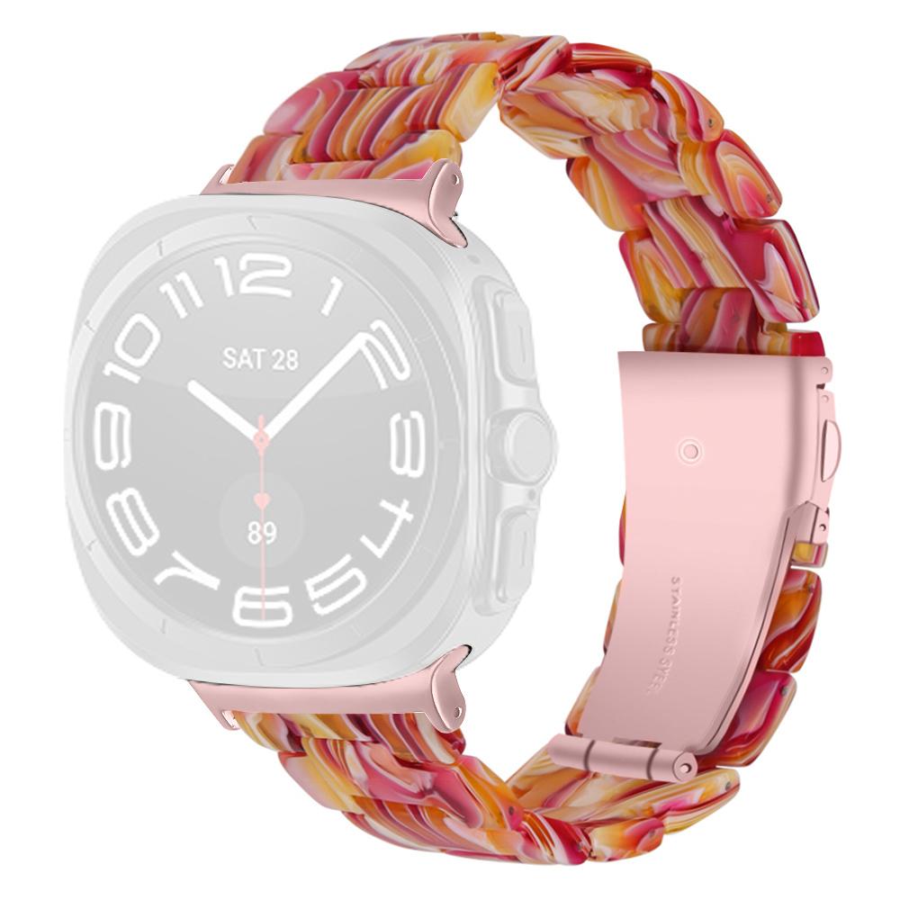 For Samsung Galaxy Watch Ultra (2025) 47mm Watch Strap Acrylic Resin Waterproof Wrist Band