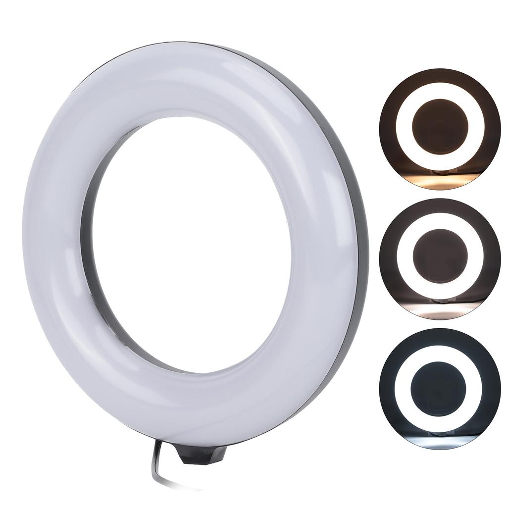 6 Zoll 3000-6000K Duale Farbtemperatur Ring Fülllicht für Live-Streaming Online-Meeting