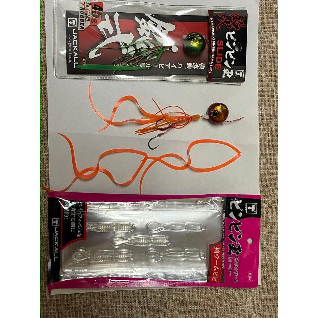 Used JACKALL Bing Bing Dama 45g Sea Bream Lava Set