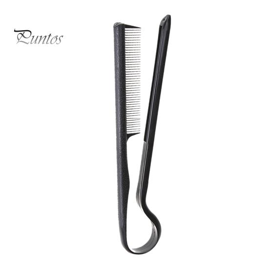 Hair Comb V Shape Clip-Type Multi-purpose Comfortable Grip Anti-slip Straighten Tool Reusable Salon Hold Tongs Styling Tools for Barber Shop