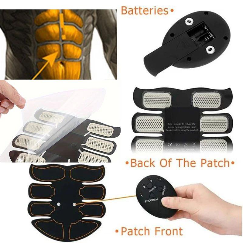 Electric Wireless Muscle Trainer Battery 8 Pack 6pack Abdominal Muscle Trainer Male and Female Fitness Massager