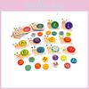 Matching Letter Wooden Puzzle With Interactive Blocks For Kids Learning Develope