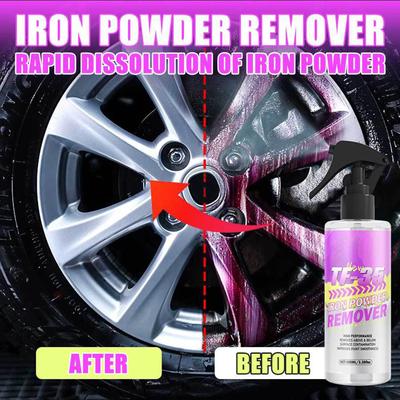 Car Iron Powder Remover Wheel Paint Cleaner Body Removal Strong Decontamination Cleaner 100ml