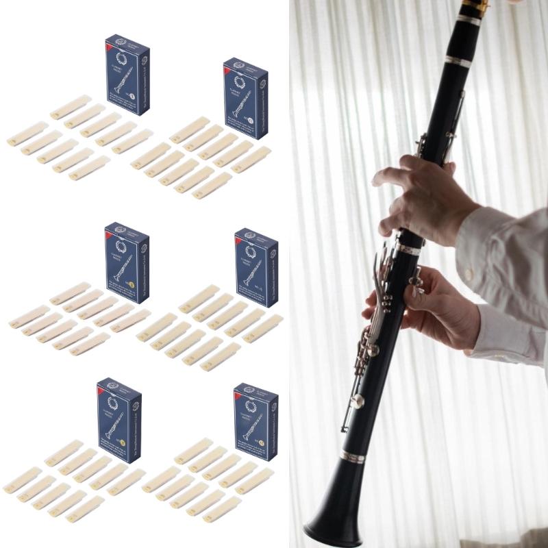 10 Stück Klarinettenblätter Stärke 1.0/1.5/2.0/2.5/3.0/3.5 Blätter Traditionelle Blätter