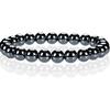 Brazilian Red Agate and Tiger Eye Volcanic Stone Bracelet with Cat's Eye Beads for Men and Women