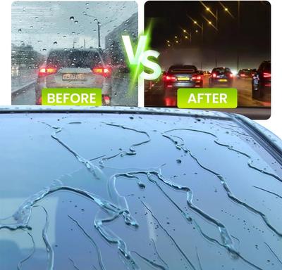 Automotive Oil Film Cleaning Brush 150ML Glass Cleaning Board Car Window Glass Oil Film Cleaner Car Glass Oil Film Cleaner