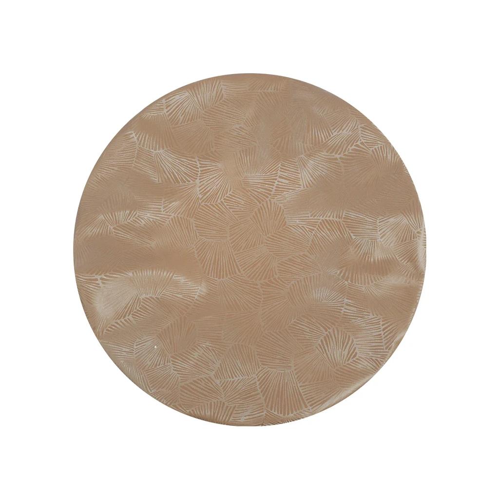 New Round Tablecloth Waterproof Stain Resistant Round Table Cover Anti-slip Table Cover with Elastic Edge Decorative Table