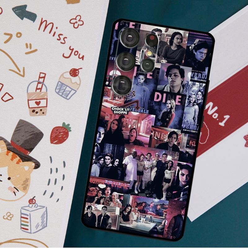 

Riverdale TV Shows Phone Case For Samsung Galaxy S23 S21 S22 Ultra S8 S9 S10 Note 10 Plus S20 FE Cover Funda Galaxy S8