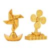 Rotating Metal Windmill Ornament Symbolizing Wealth Success Artistic Indoor and Outdoor Fengshuis Decoration Gift