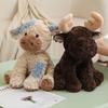 1Pc 25Cm Fluffy Lions Fox Piggy Cattle Peluche Toy Cute Sitting Animal Elephant Koala Bear Monkey Cow Polar Bear Dolls For Kids
