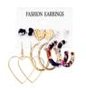 Women's Tassel and Pearl Crystal Stud Earring Set