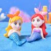 Lovely Mermaid Miniature Figurine Micro Landscape DIY Aquarium Small Fairy Garden Decorative Table Craft Home Accessories