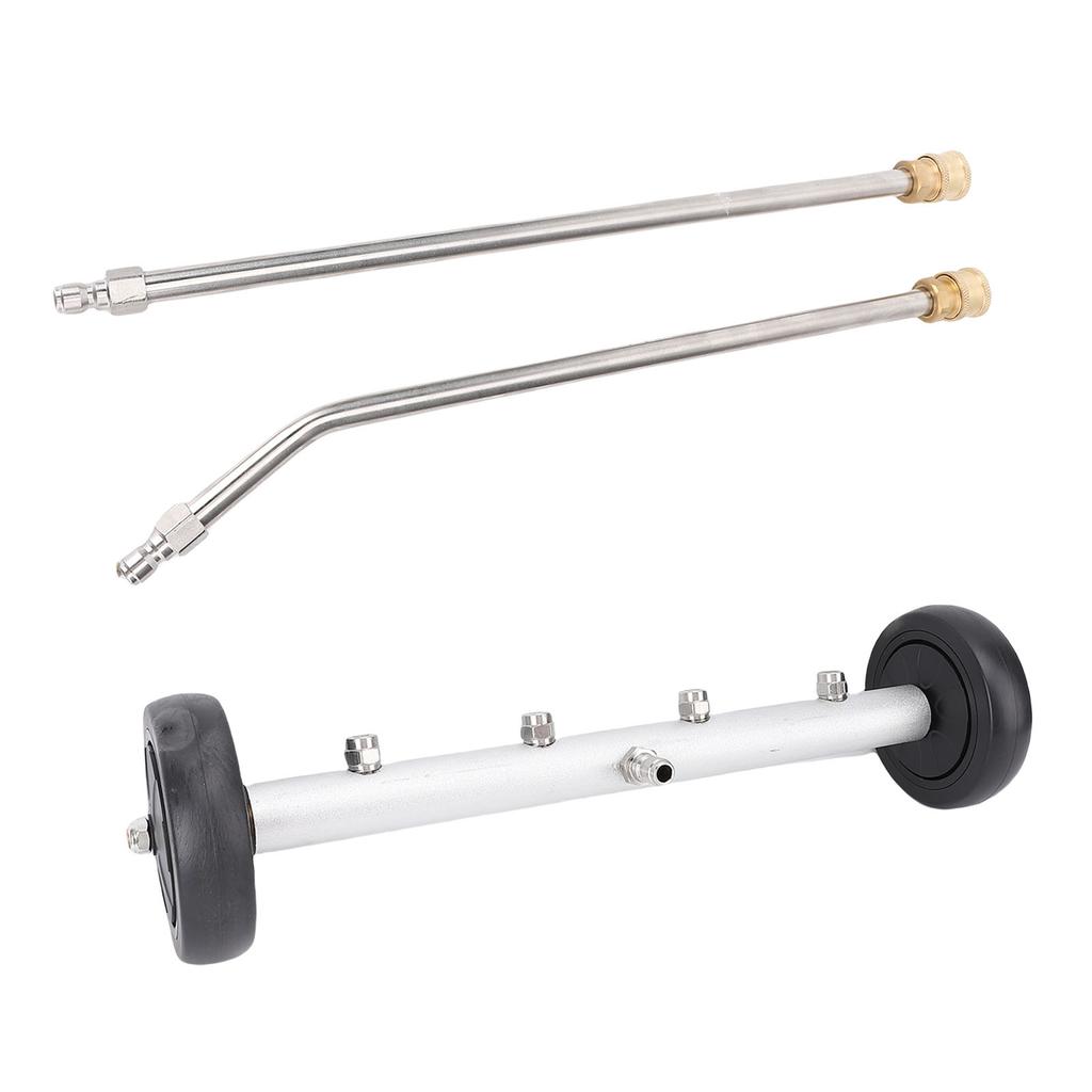 Undercarriage Cleaner with Extension Wand 17.7 Inch Pressure Washer Under Vehicle Cleaner for Car Truck SUV Trailer
