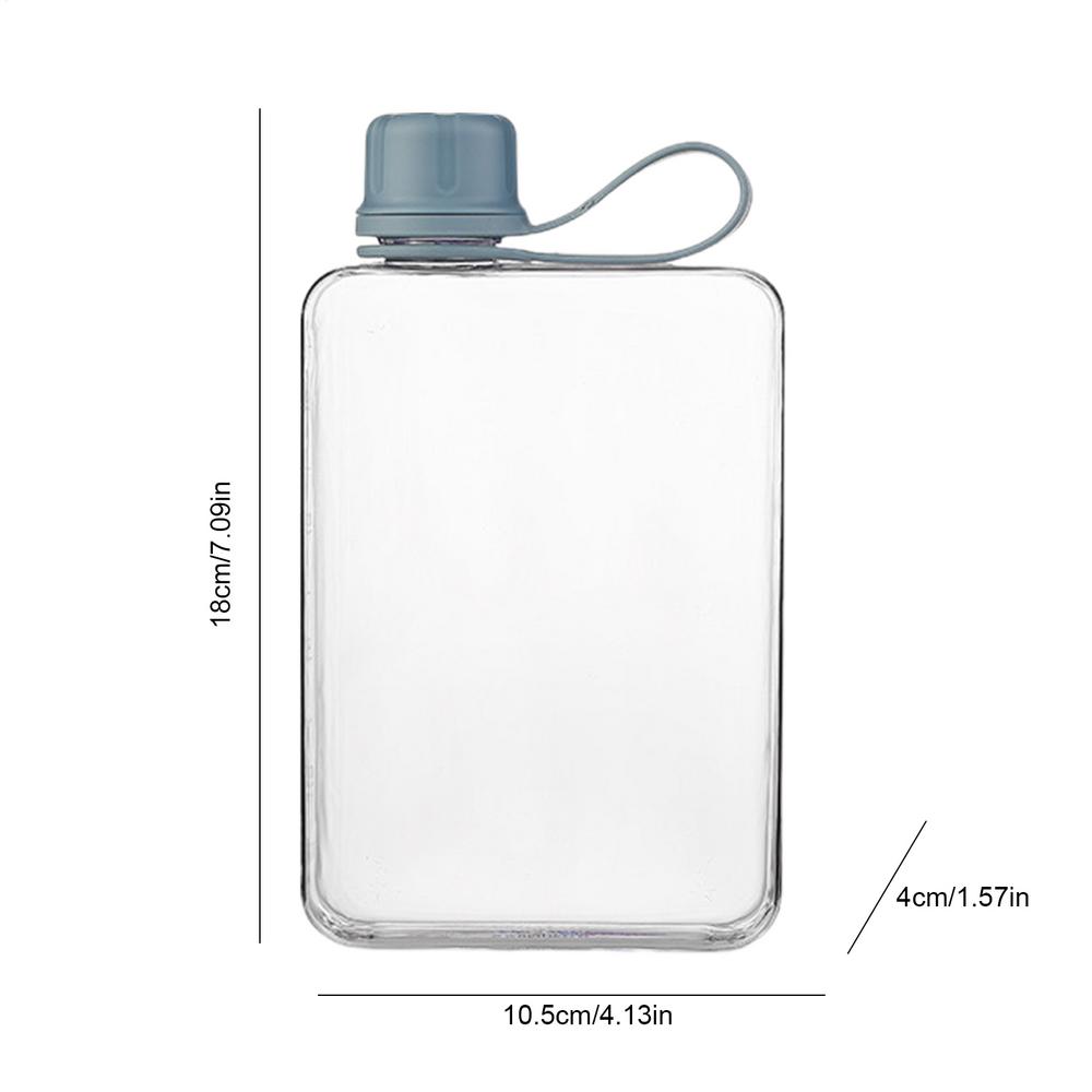 

Pocket Water Bottle 500ml Flat Drink Cup Water Bottle Summer Water Flask Sports Water Bottle Summer Water Flask for Hiking