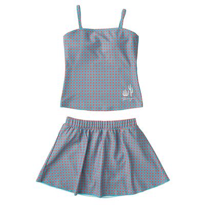 Ensemble Tankini MINI PICNIC GINGHAM Filles TRQ [ROXY]