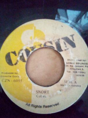7inch Record MAD COBRA - Snort CZN6055 Cousin Jamaica Reggae, Ska & Dub Used
