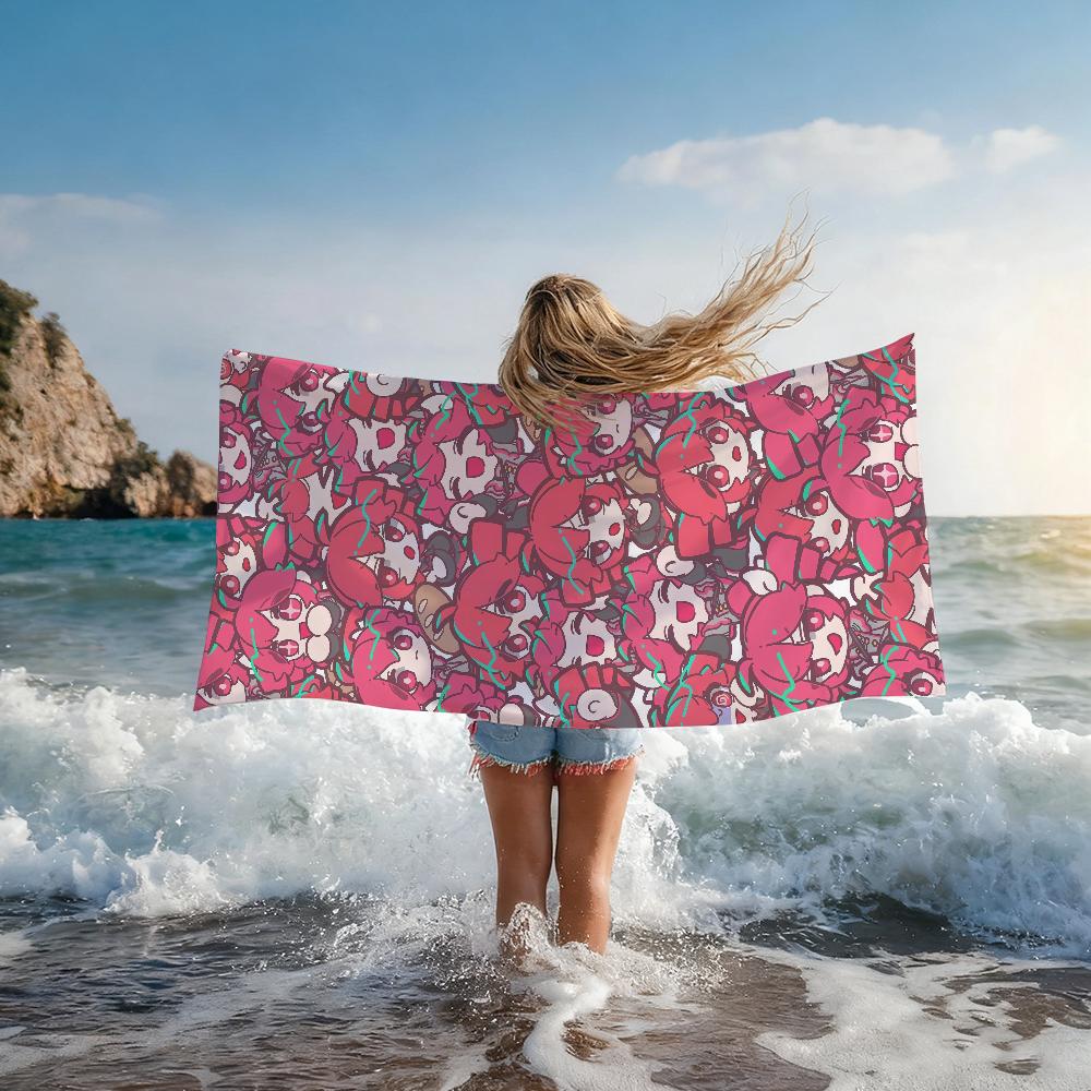 Anime Kasane Teto cute kawaii cartoon Towel Quick Drying Beach Towels Are Suitable For Swimming Pools Camping Yoga And The Gym