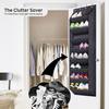 6-Layer Foldable Non-Woven Fabric Hanging Storage Bag for Dormitory and Door