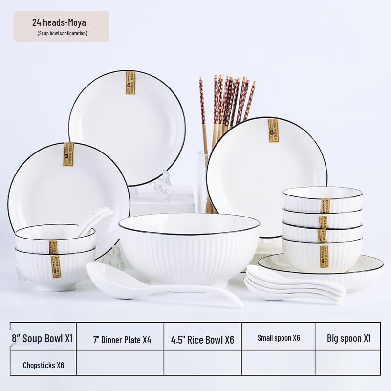 Jingdezhen Unterglasur Keramik Geschirrset