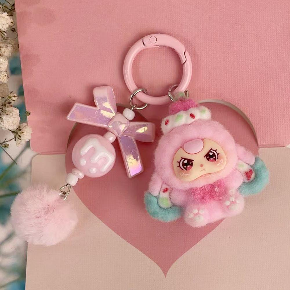 Sweet Dessert 3y Kids Keychain Cartoon Soft Rubber Bag Charm For Kids Gifts