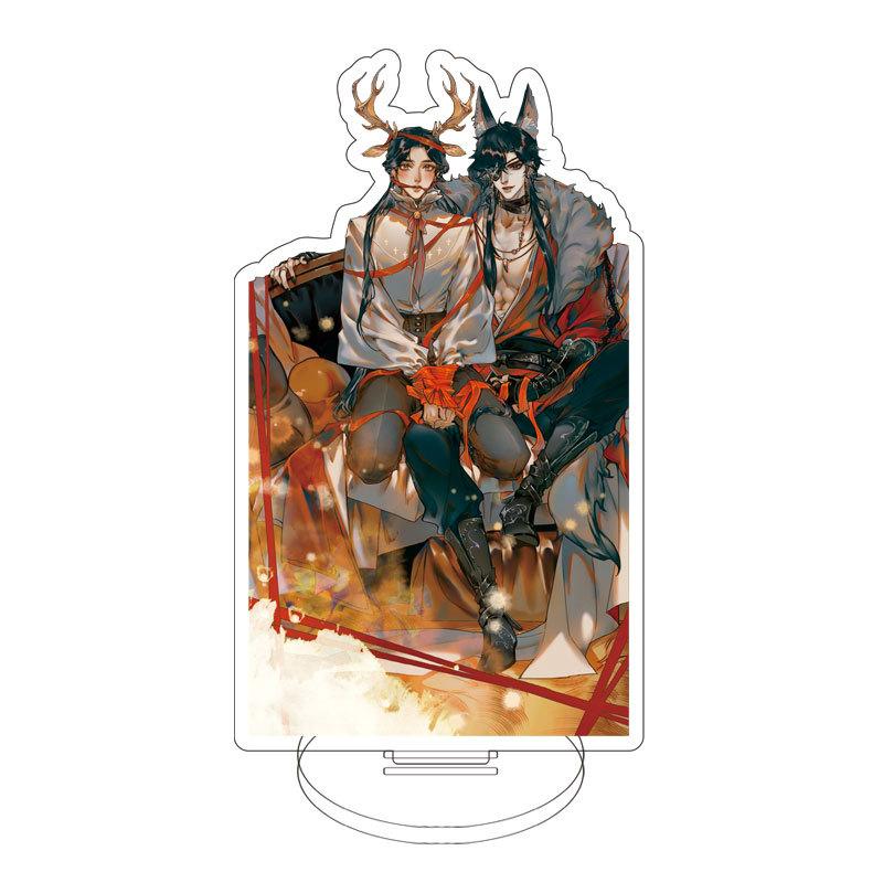 Anime Tian Guan Ci Fu Heaven Official's Blessing Hua Cheng Xie Lian Cosplay Acrylic Figure Stand Standing Plate Accessories Gift